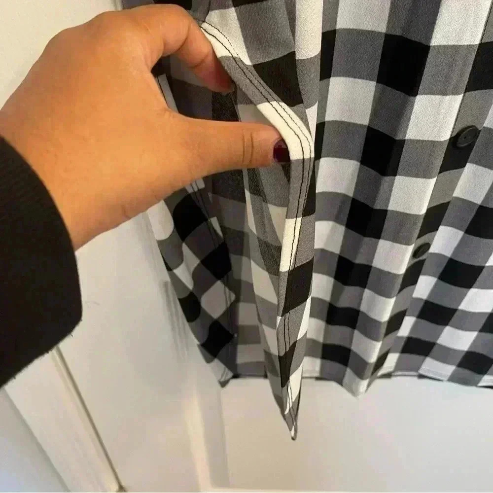 Checkered/Plaid Skirt (Pull On) - Picture 3 of 10